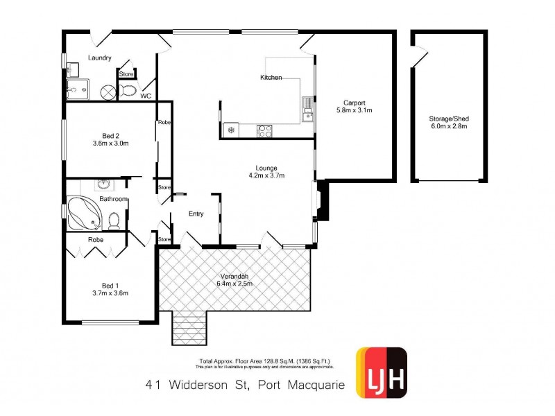 41 Widderson Street, Port Macquarie NSW 2444 Floorplan