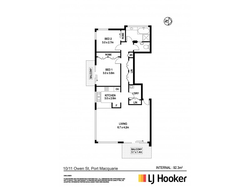 10/11 Owen Street, Port Macquarie NSW 2444 Floorplan