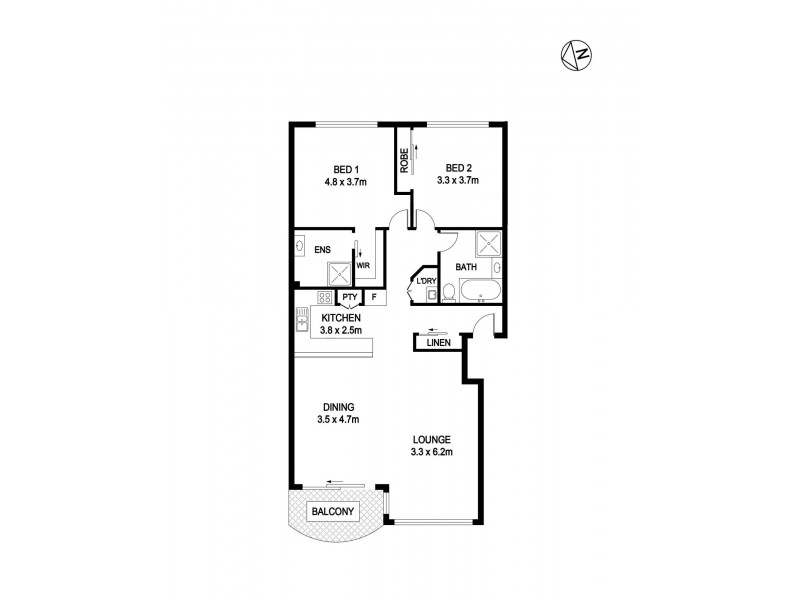 17/216 Matthew Flinders Drive, Port Macquarie NSW 2444 Floorplan