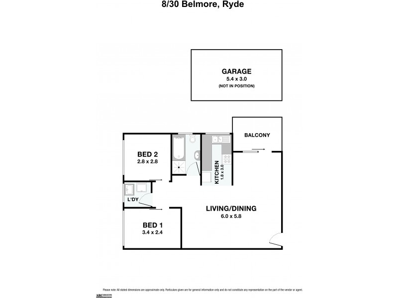 8/30 Belmore Street, Ryde NSW 2112 Floorplan