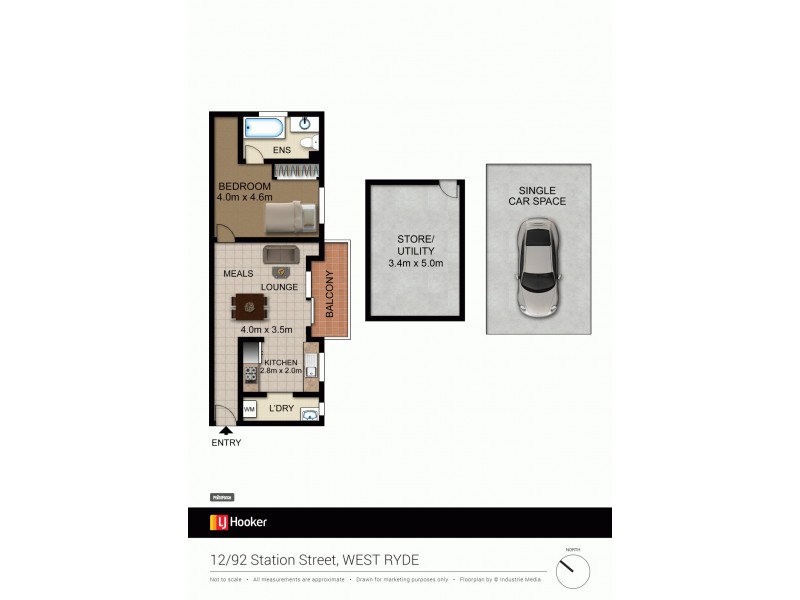 12/92 Station Street, West Ryde NSW 2114 Floorplan