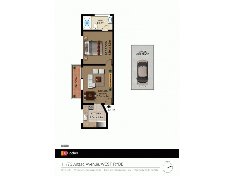 11/73 Anzac Avenue, West Ryde NSW 2114 Floorplan