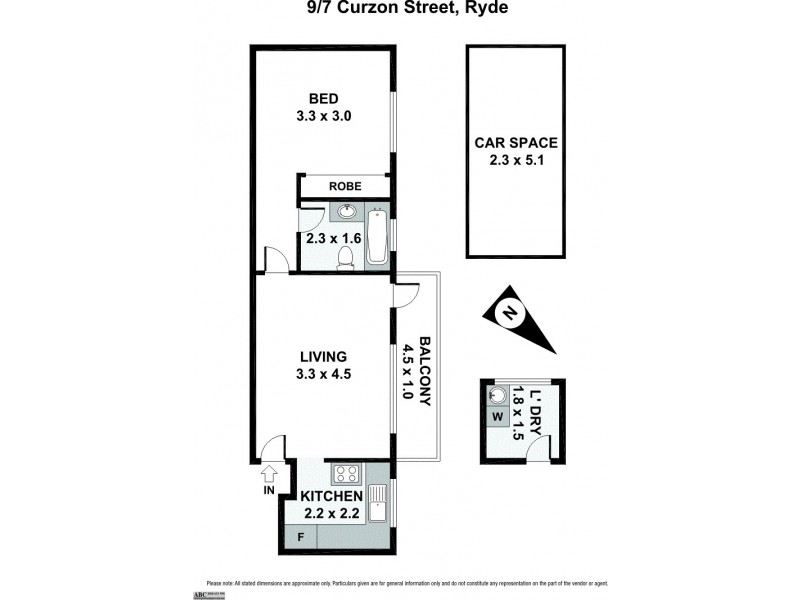 9/7 Curzon Street, Ryde NSW 2112 Floorplan