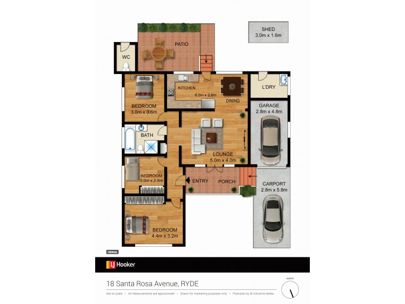 18 Santa Rosa Avenue, Ryde NSW 2112 Floorplan