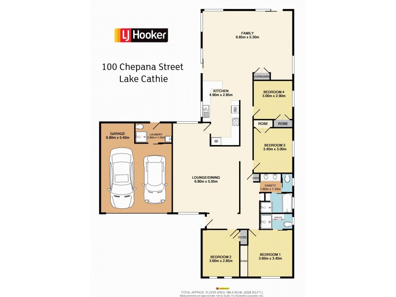 100 Chepana Street, Lake Cathie NSW 2445 Floorplan