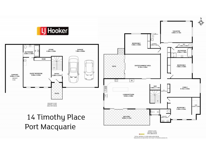 14 Timothy Place, Port Macquarie NSW 2444 Floorplan