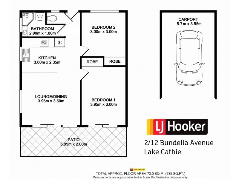 2/12 Bundella Avenue, Lake Cathie NSW 2445 Floorplan