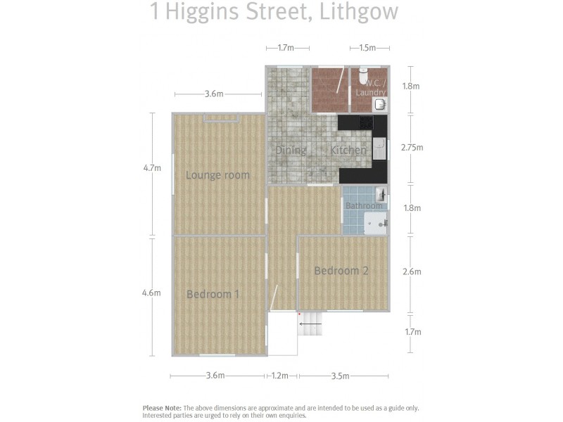 1 Higgins Street, Lithgow NSW 2790 Floorplan