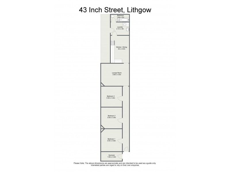 43 Inch Street, Lithgow NSW 2790 Floorplan