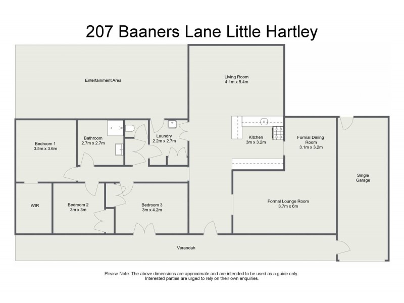207 Baaners Lane, Little Hartley NSW 2790 Floorplan
