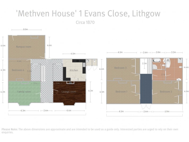 1 Evans Close, Lithgow NSW 2790 Floorplan