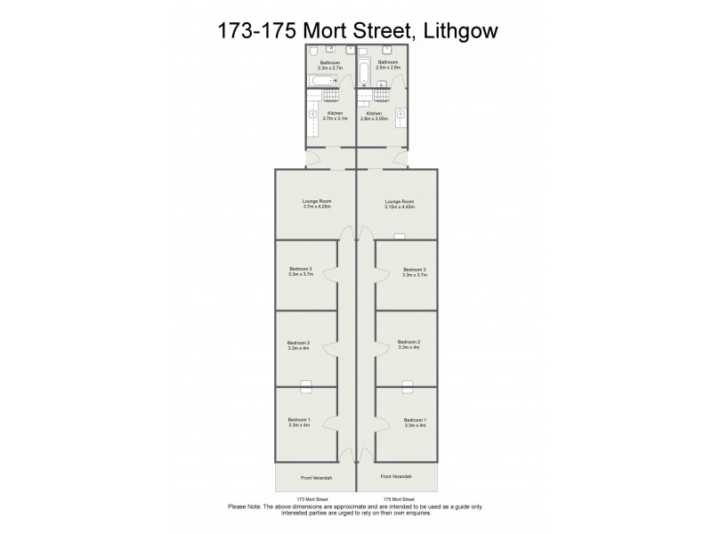 173 -175 Mort Street, Lithgow NSW 2790 Floorplan