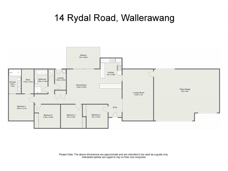 14 Rydal Road, Wallerawang NSW 2845 Floorplan