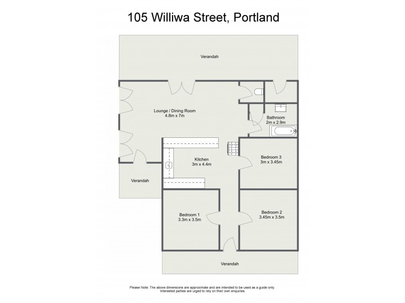 105 Williwa Street, Portland NSW 2847 Floorplan
