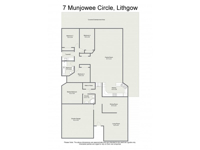7 Munjowee Circle, Lithgow NSW 2790 Floorplan
