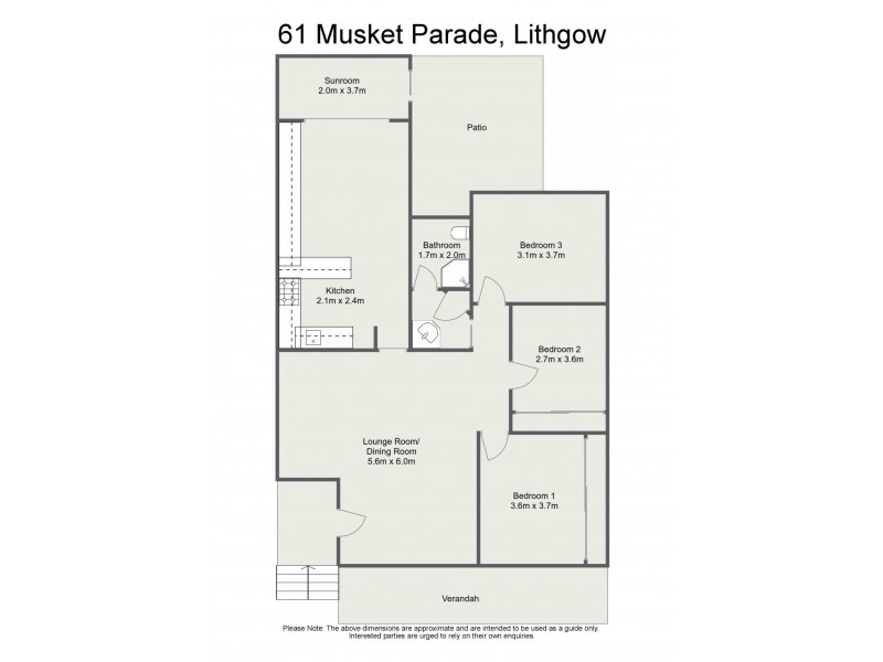 61 Musket Parade, Lithgow NSW 2790 Floorplan