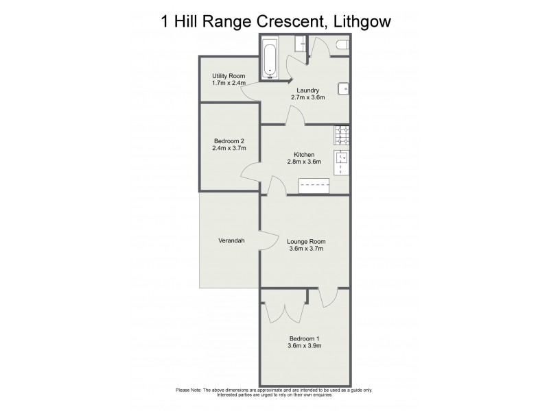 1 Hill Range Crescent, Lithgow NSW 2790 Floorplan