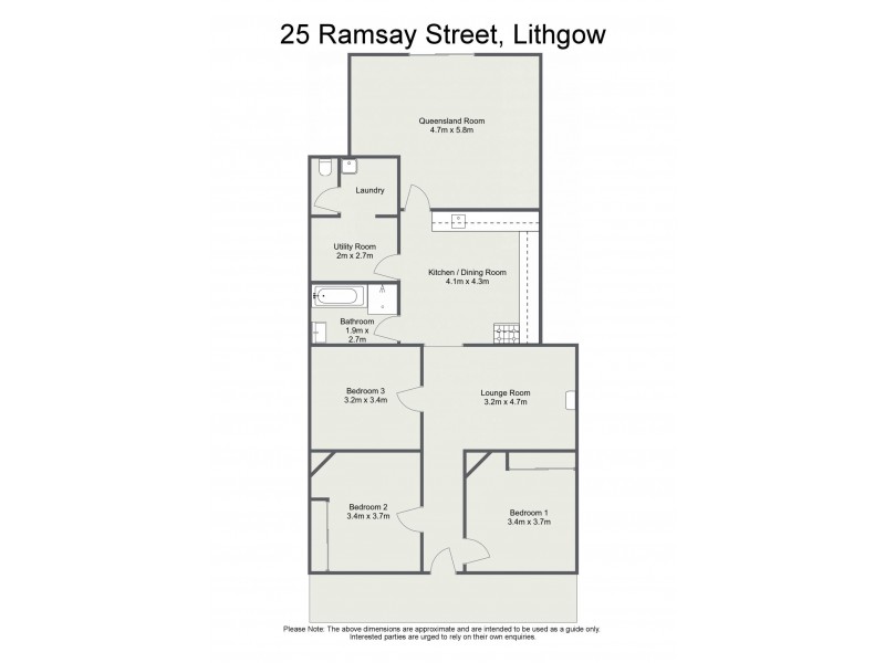 25 Ramsay Street, Lithgow NSW 2790 Floorplan