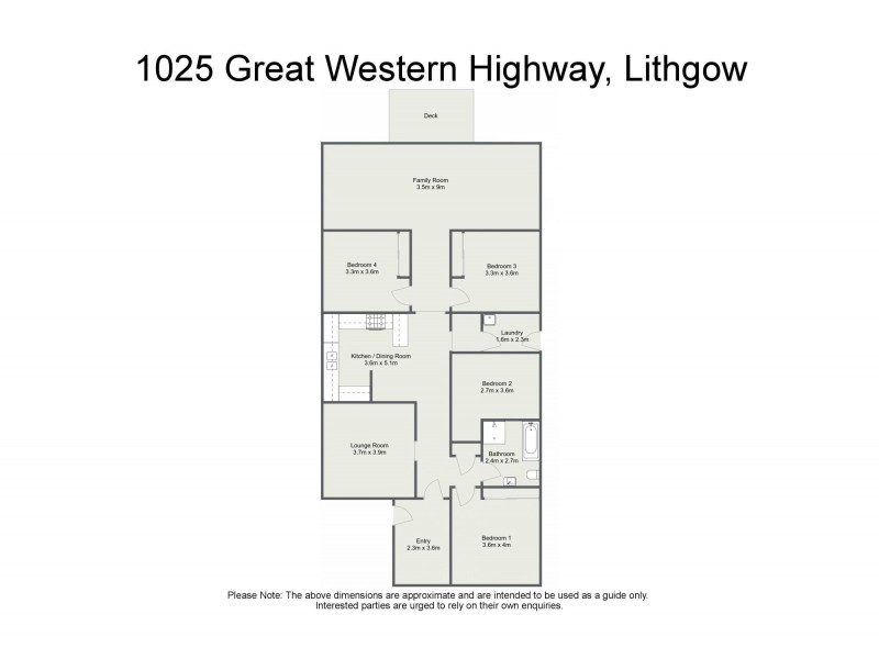 1025 Great Western Highway, Lithgow NSW 2790 Floorplan