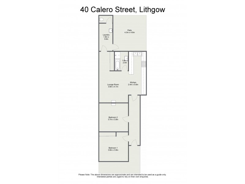 40 Calero Street, Lithgow NSW 2790 Floorplan