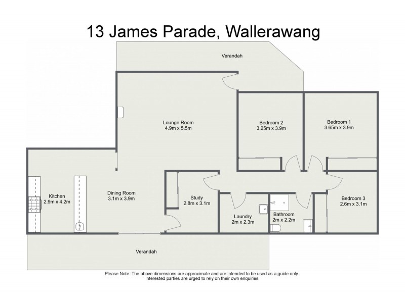13 James Parade, Wallerawang NSW 2845 Floorplan