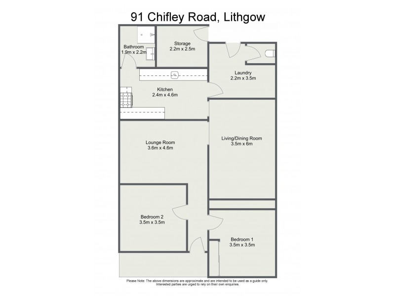 91 Chifley Road, Lithgow NSW 2790 Floorplan