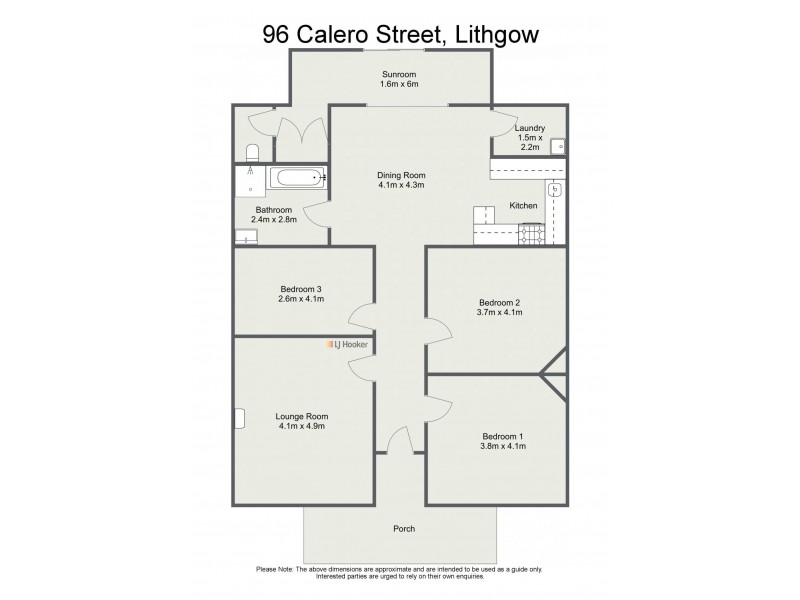 96 Calero Street, Lithgow NSW 2790 Floorplan