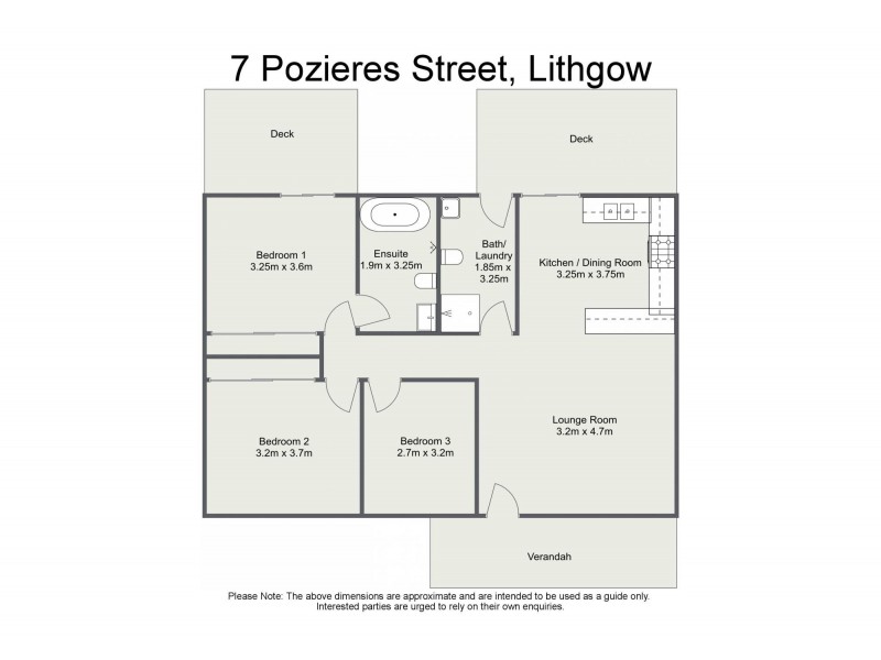 7 Pozieres Street, Lithgow NSW 2790 Floorplan