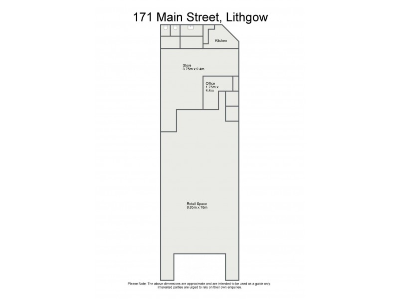 171 Main Street, Lithgow NSW 2790 Floorplan