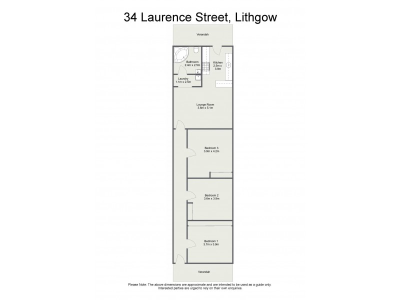 34 Laurence Street, Lithgow NSW 2790 Floorplan