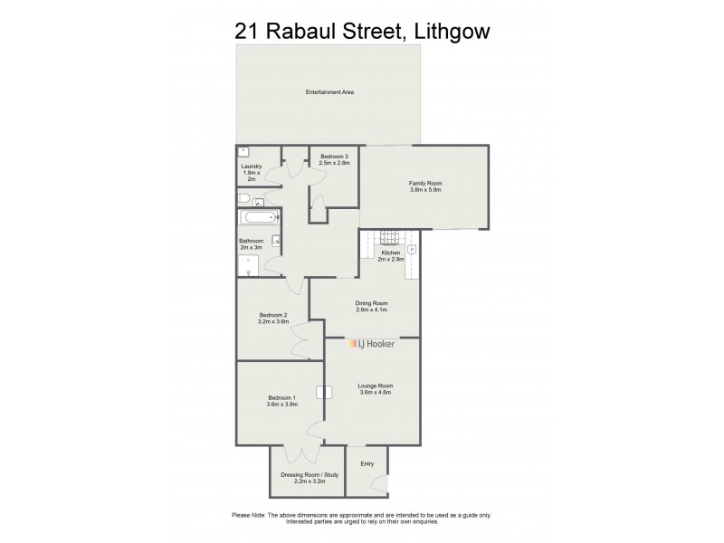 21 Rabaul Street, Lithgow NSW 2790 Floorplan