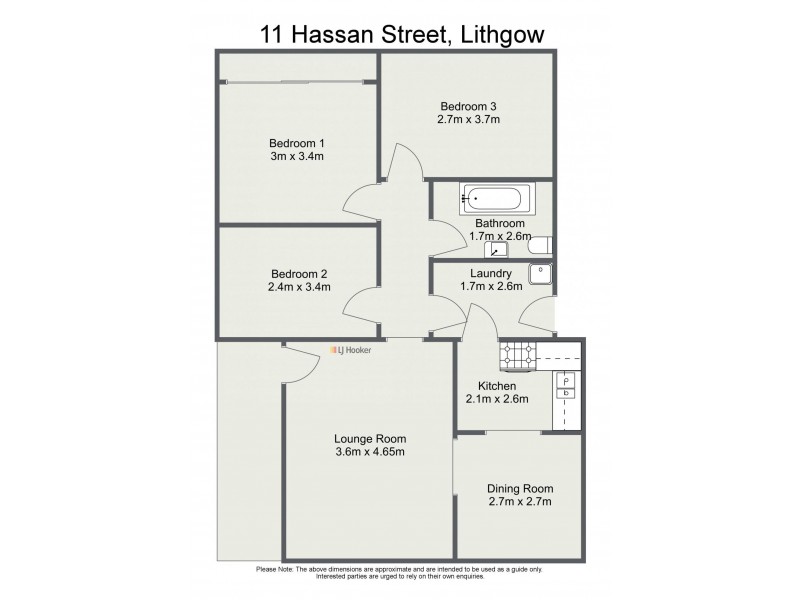 11 Hassan Street, Lithgow NSW 2790 Floorplan