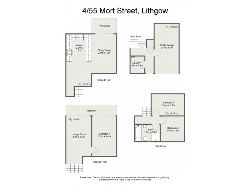 4/55 Mort Street, Lithgow NSW 2790 Floorplan