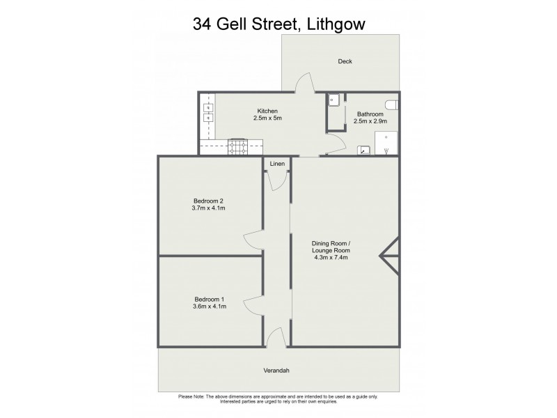 34 Gell Street, Lithgow NSW 2790 Floorplan