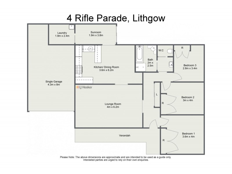 4 Rifle Parade, Lithgow NSW 2790 Floorplan