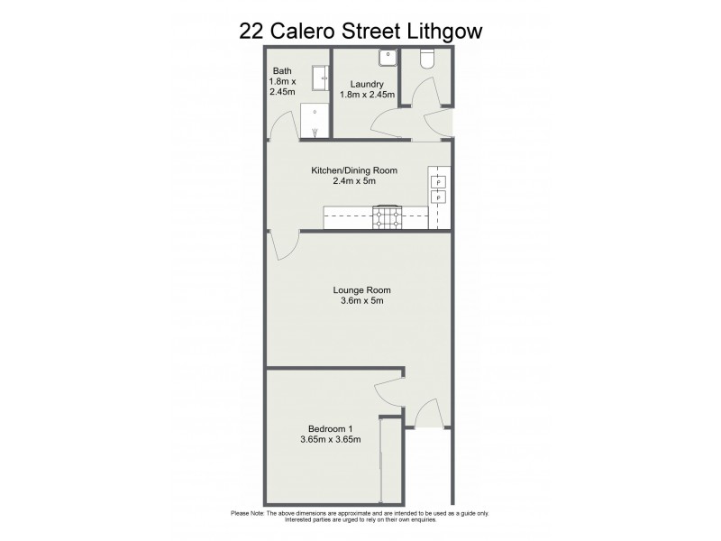22 Calero Street, Lithgow NSW 2790 Floorplan