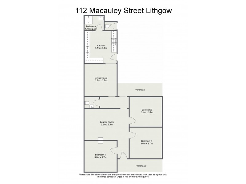 112 Macauley Street, Lithgow NSW 2790 Floorplan