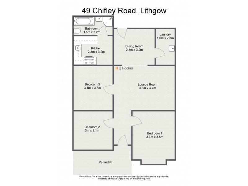 49 Chifley Road, Lithgow NSW 2790 Floorplan