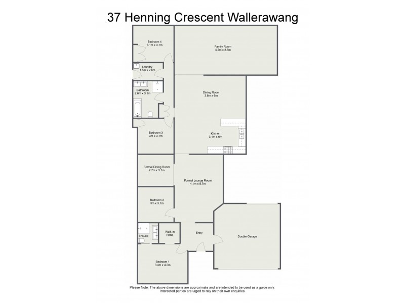 37 Henning Crescent, Wallerawang NSW 2845 Floorplan