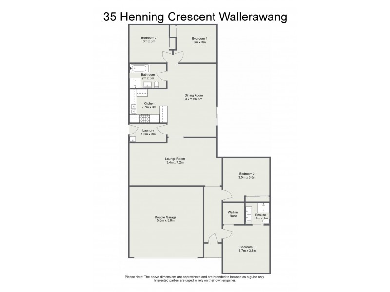35 Henning Crescent, Wallerawang NSW 2845 Floorplan