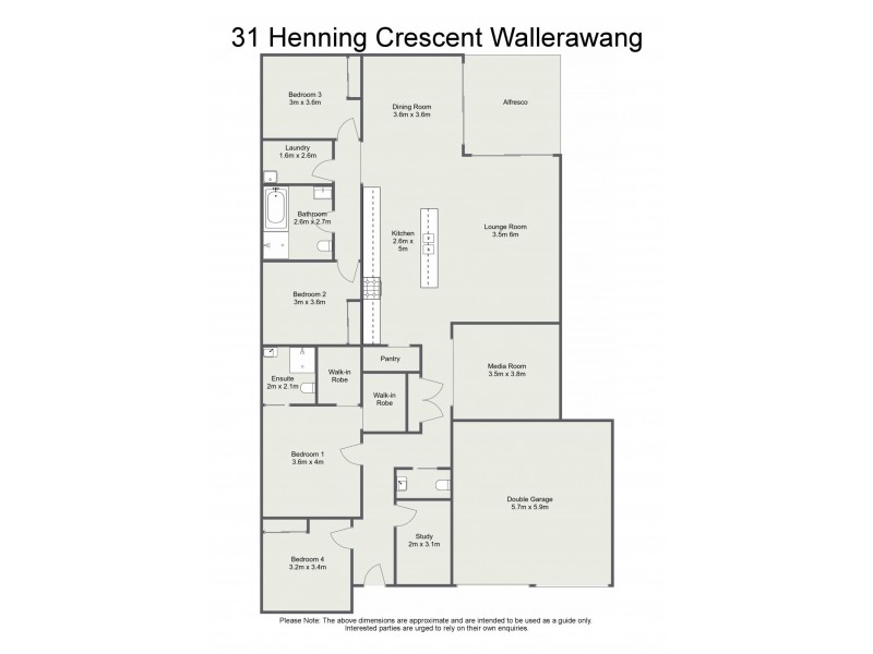 31 Henning Crescent, Wallerawang NSW 2845 Floorplan