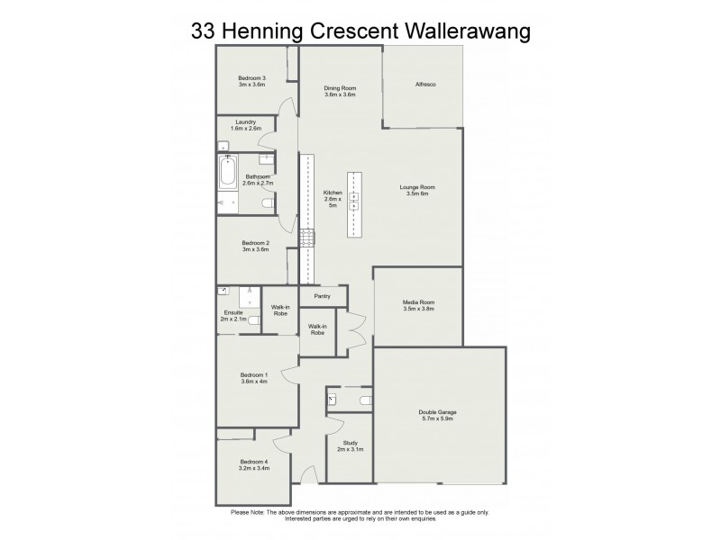 33 Henning Crescent, Wallerawang NSW 2845 Floorplan