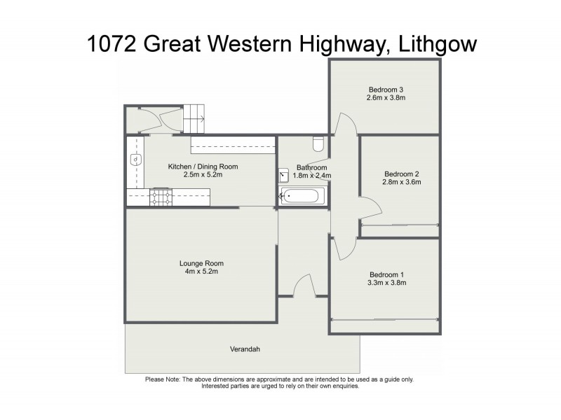 1072 Great Western Highway, Lithgow NSW 2790 Floorplan