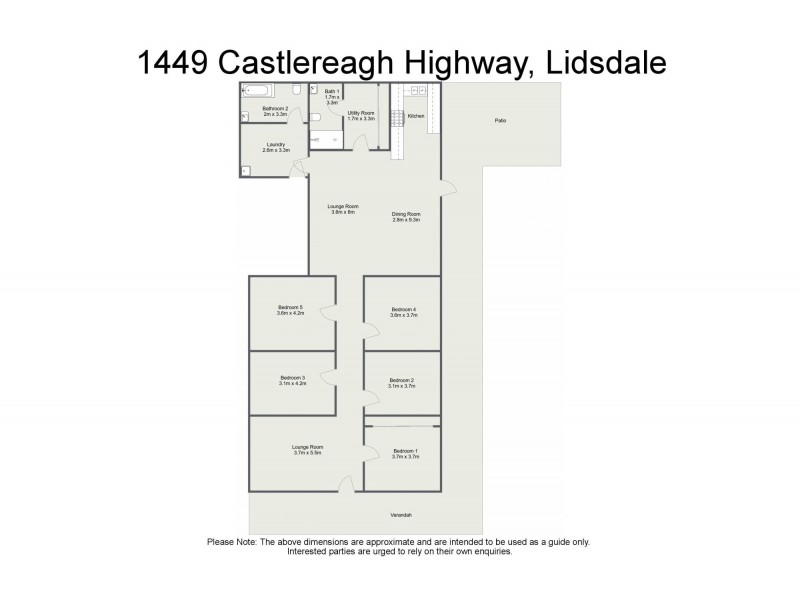 1449 Castlereagh Highway, Lidsdale NSW 2790 Floorplan