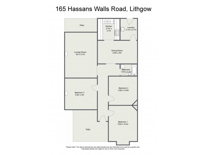 165 Hassans Walls Road, Lithgow NSW 2790 Floorplan