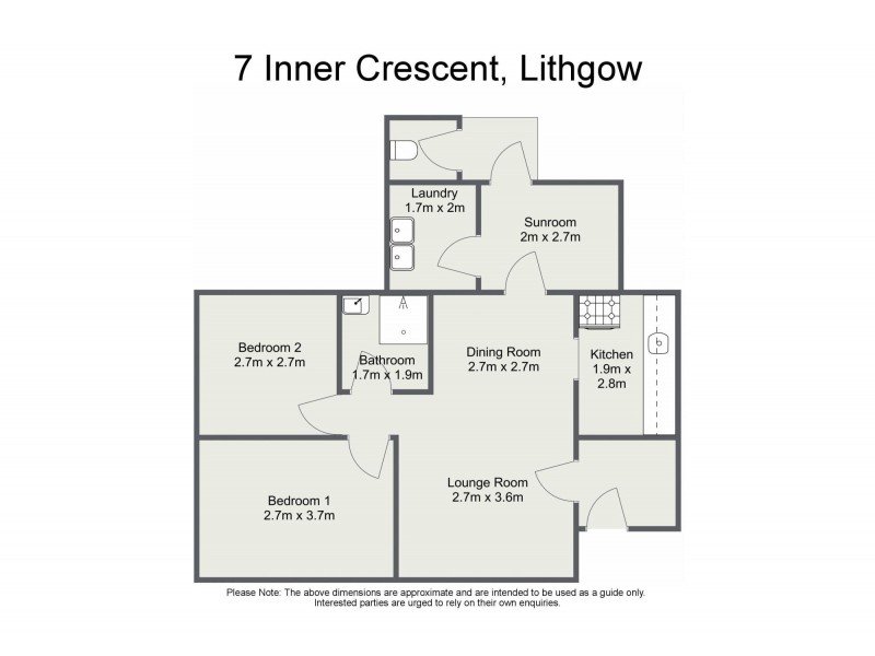 7 Inner Crescent, Lithgow NSW 2790 Floorplan