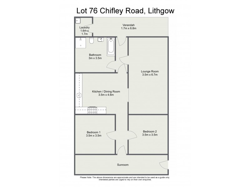 Lot 76 Chifley Road, Lithgow NSW 2790 Floorplan