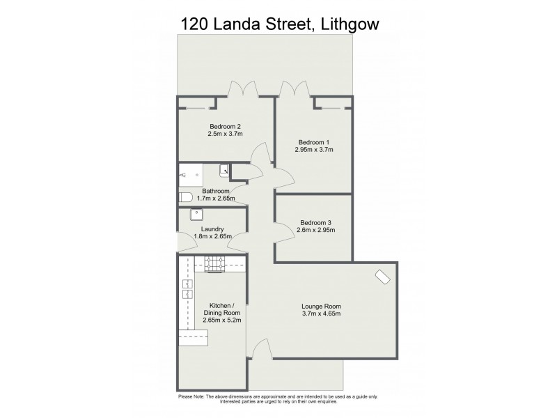 120 Landa Street, Lithgow NSW 2790 Floorplan