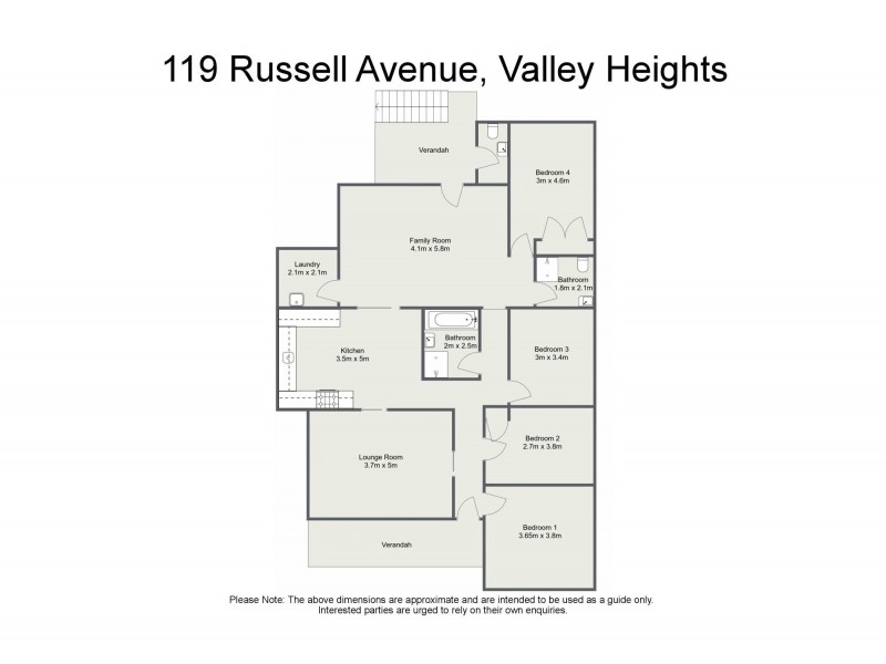 119 Russell Avenue, Valley Heights NSW 2777 Floorplan