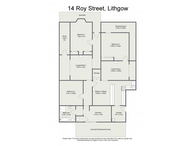14 Roy Street, Lithgow NSW 2790 Floorplan